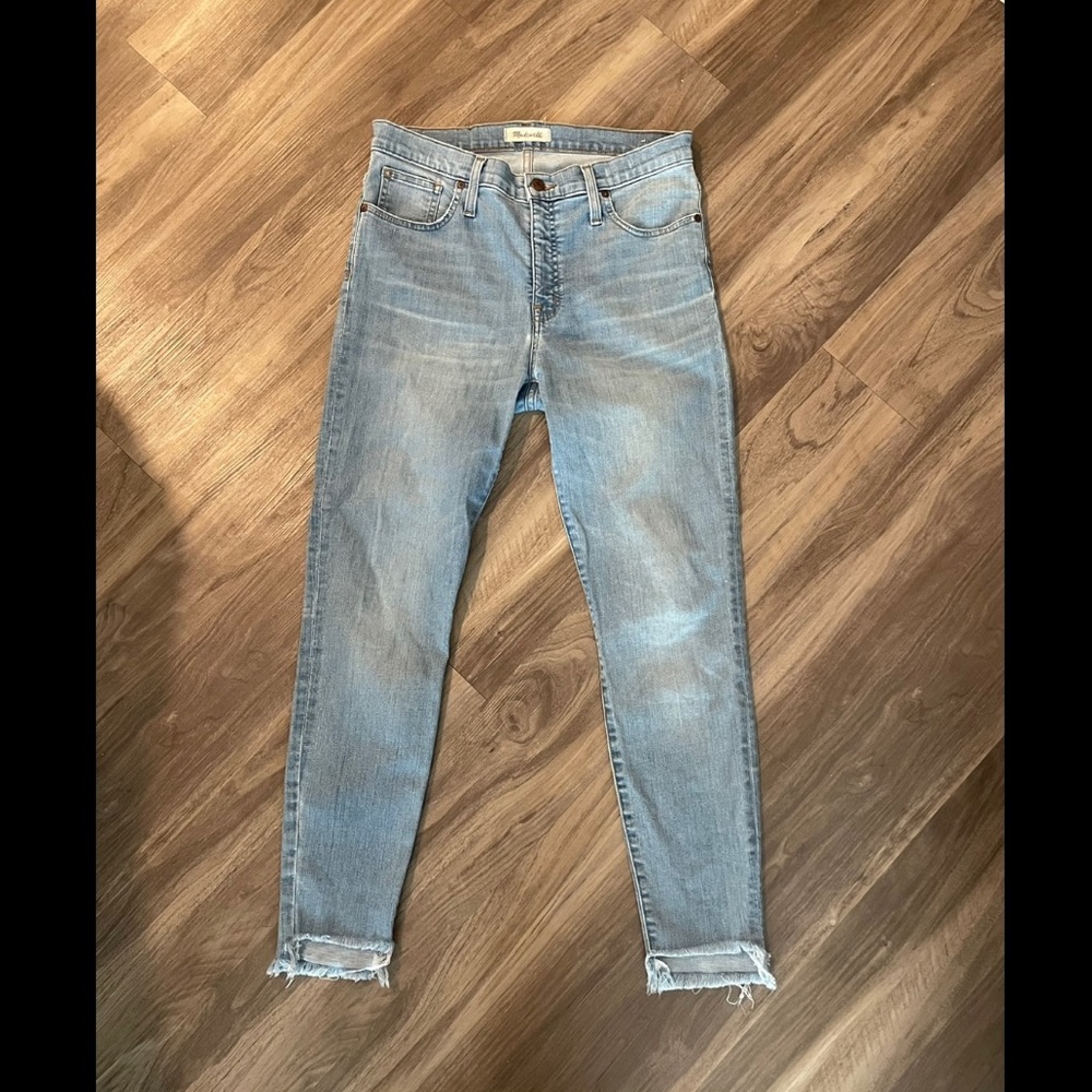 Madewell 9” High rise skinny Jean Size 30